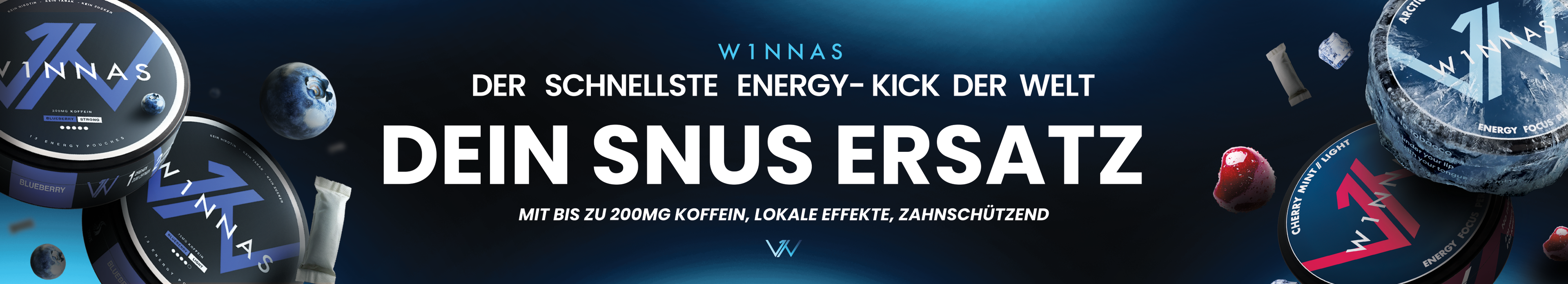 Banner mit dem Schriftzug dein Snus Ersatz