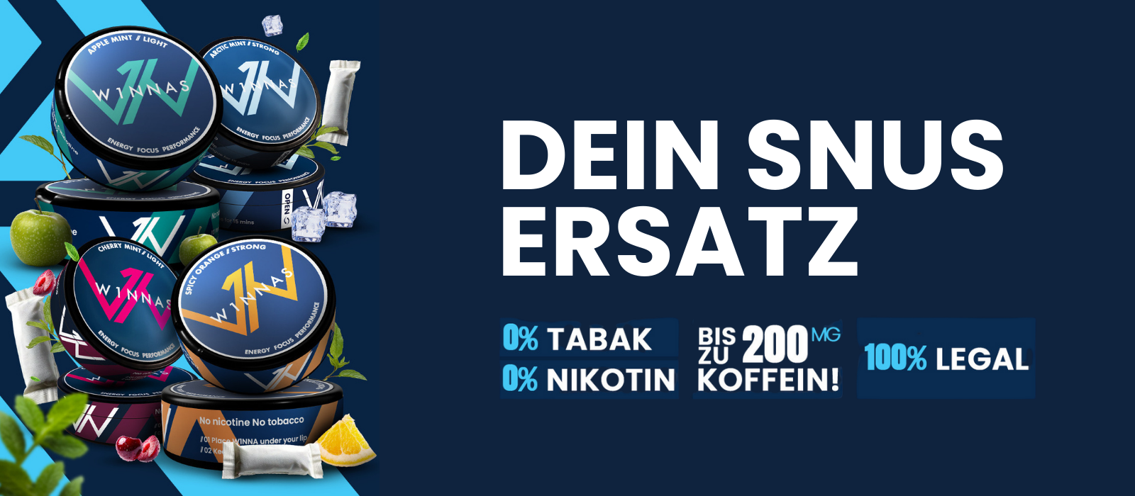 Frontpage W1NNAS - DEIN SNUS ESATZ