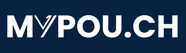 MYPOU.CH Logo Blau