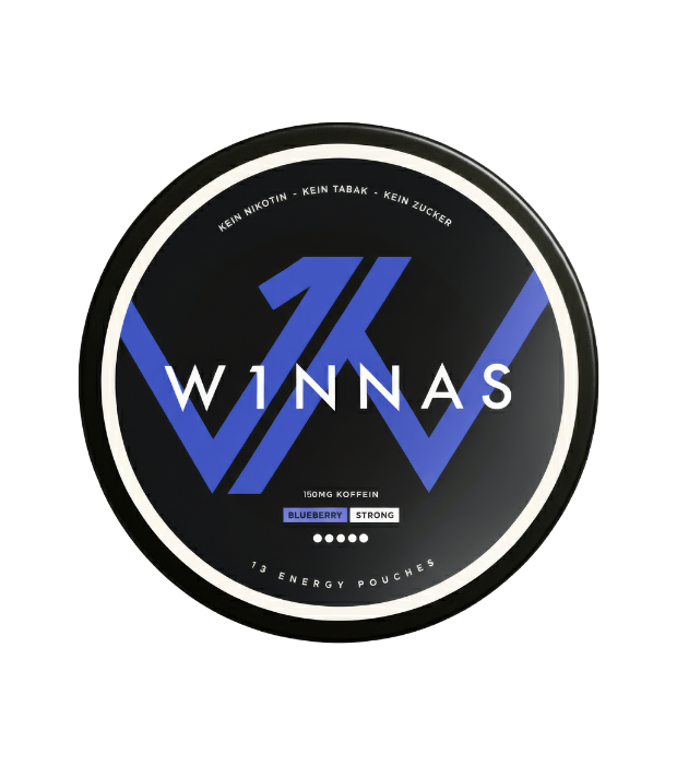 W1NNAS Performance Pouches Blueberry Strong mit 150 mg Koffein