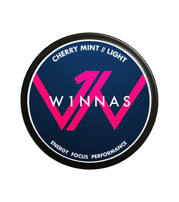 W1NNAS Performance Pouches Cherry Mint mit 120 mg Koffein
