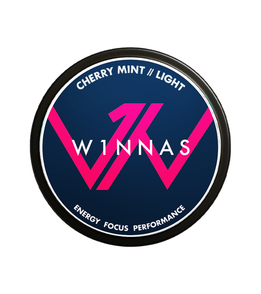W1NNAS Performance Pouches Cherry Mint mit 120 mg Koffein

