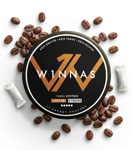 W1NNAS Performance Pouches Coffee mit 150 mg Koffein
