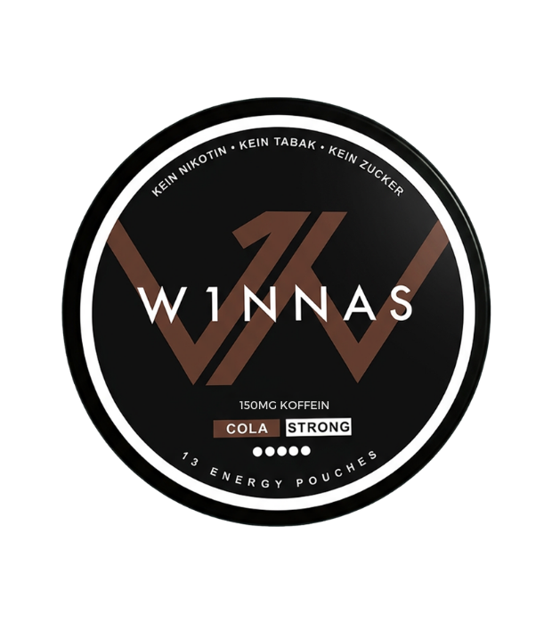 W1NNAS Performance Pouches Cola Strong mit 150 mg Koffein
