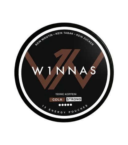 W1NNAS Performance Pouches Cola Strong mit 150 mg Koffein
