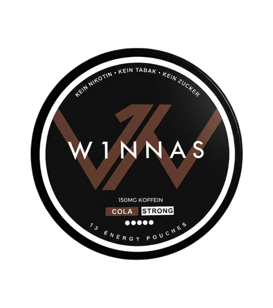 W1NNAS Performance Pouches Cola Strong mit 150 mg Koffein
