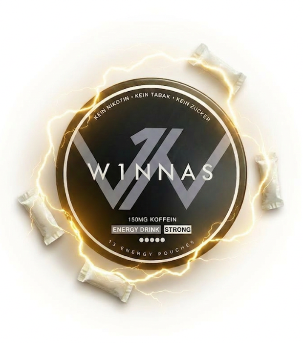 W1NNAS Performance Pouches Energy Drink mit 150 mg Koffein
