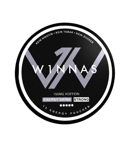 W1NNAS Performance Pouches Energy Drink mit 150 mg Koffein
