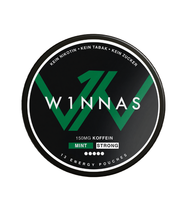 W1NNAS Performance Pouches Mint mit 150 mg Koffein
